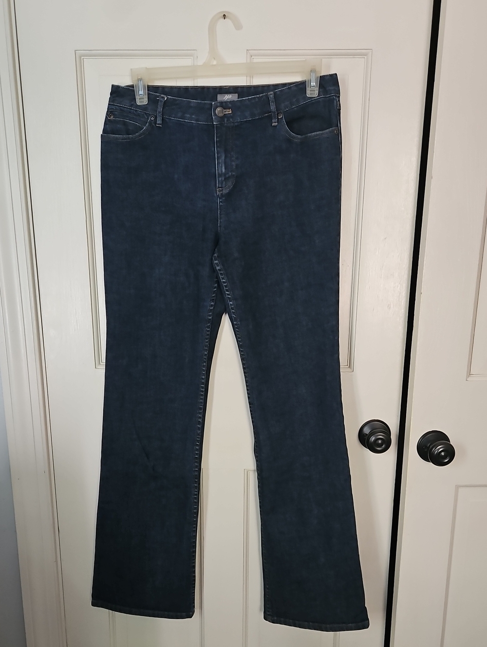 J. Jill Dark Blue Stretch Flare Jeans